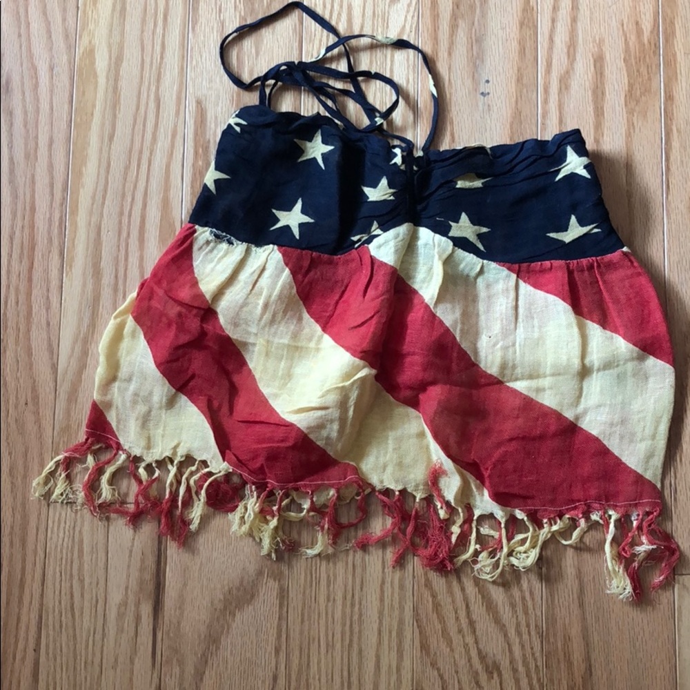 Denim and Supply Patriotic Top